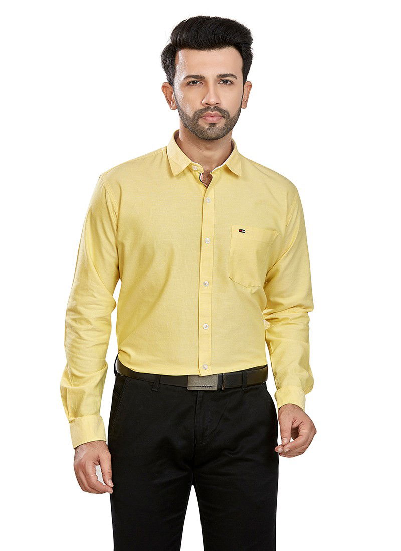 Outluk 1419 Oxford Cotton Regular Wear Mens Shirt Collection